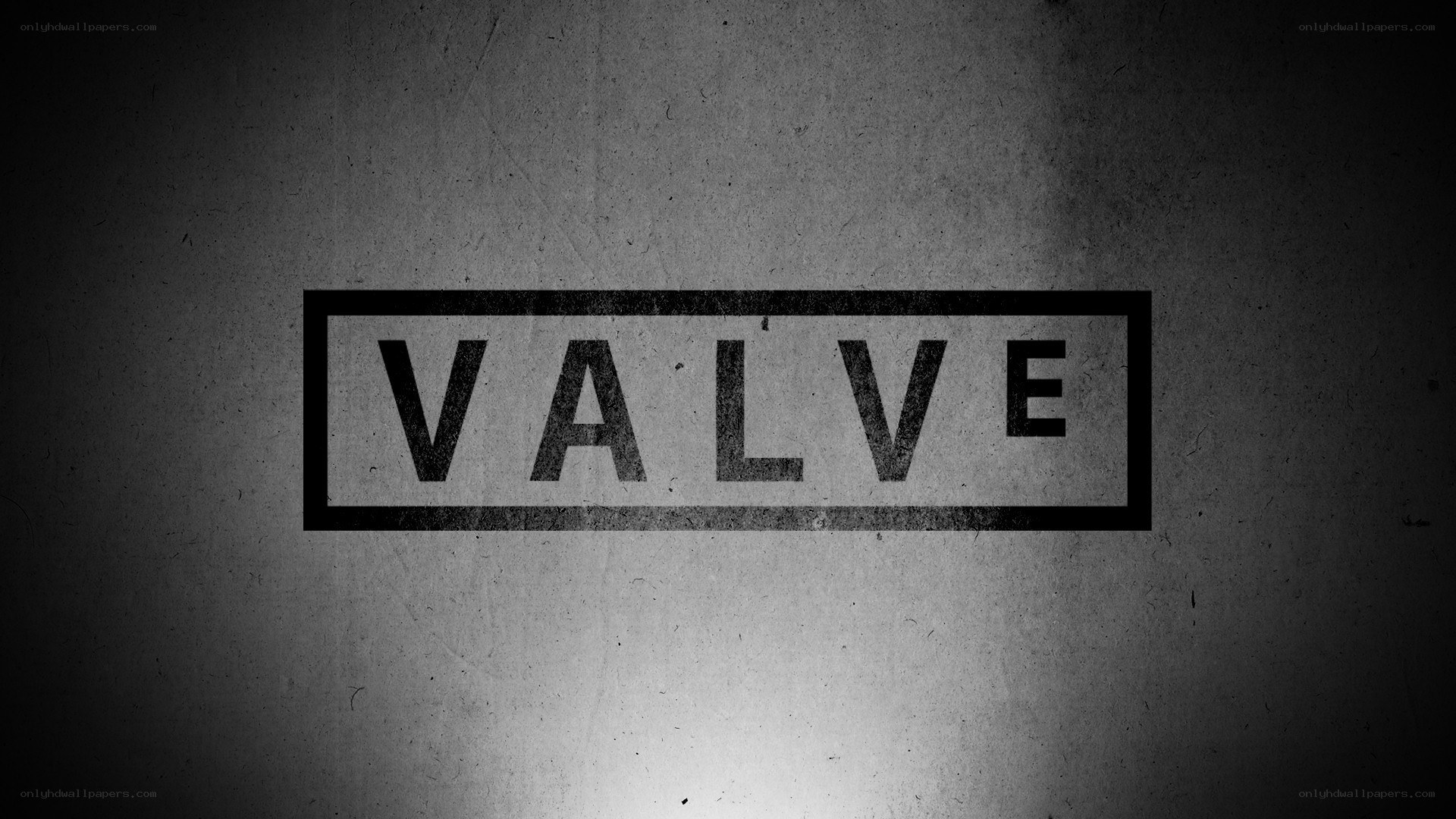 Valve logo on textured background
