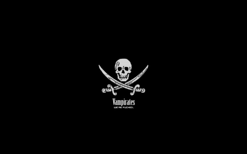 Vampirates logo with skull