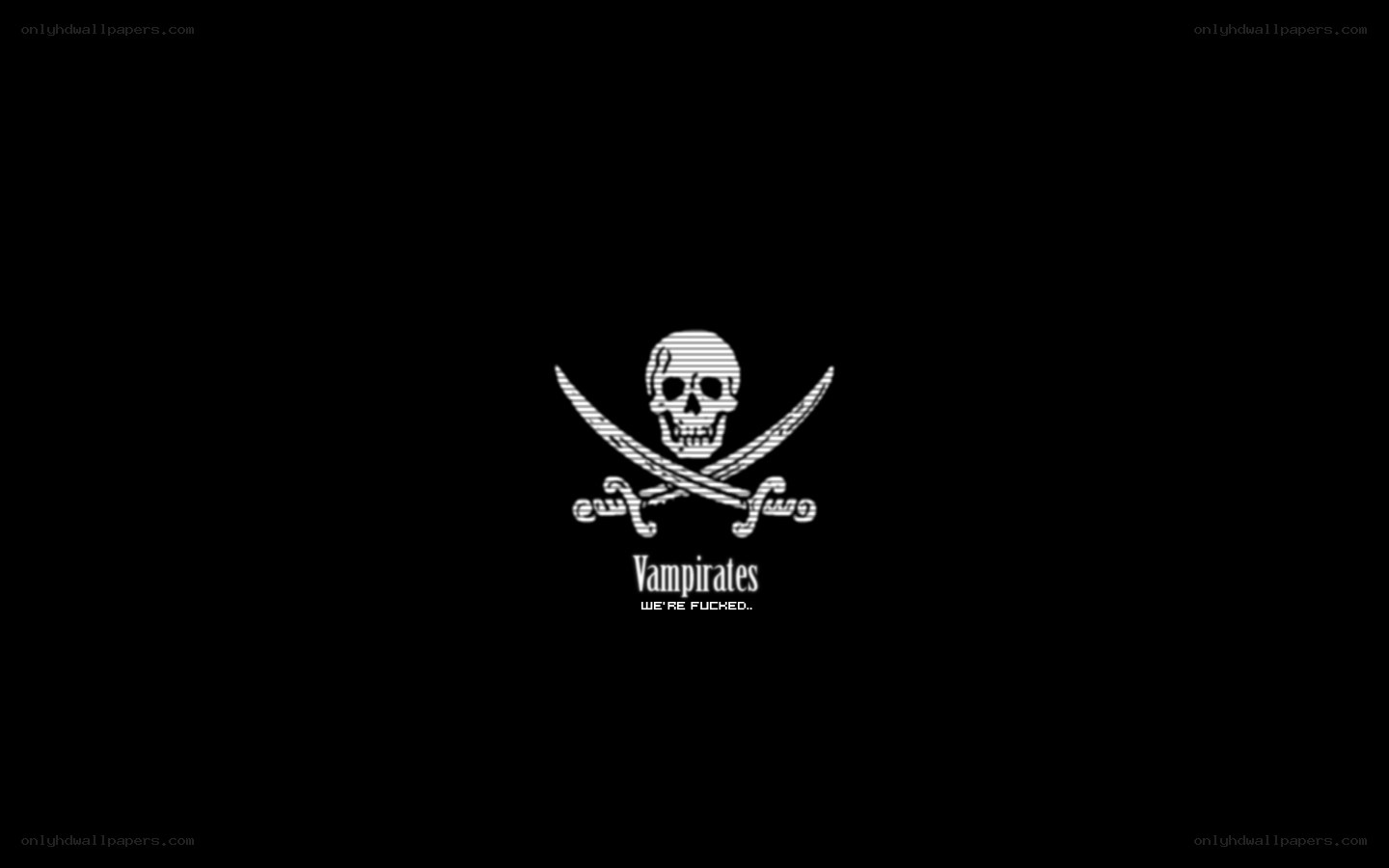 Vampirates logo with skull