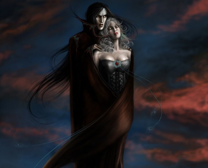 vampire and his lover