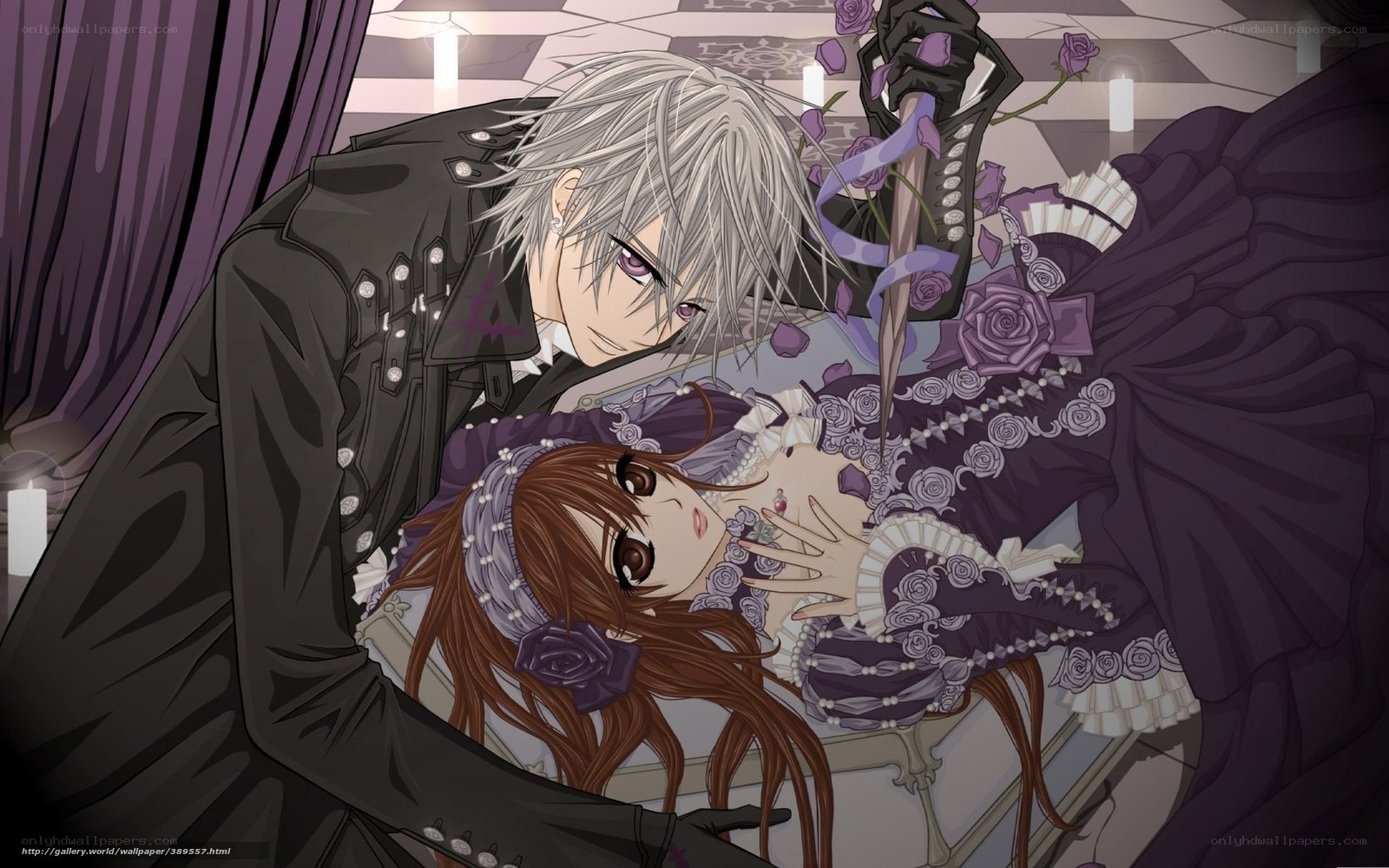 Vampire and sleeping girl