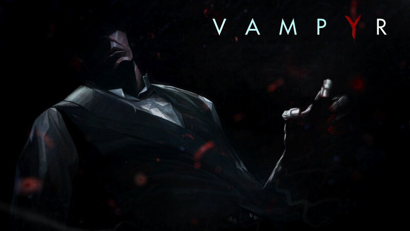 Vampire Character in Dark Cloak