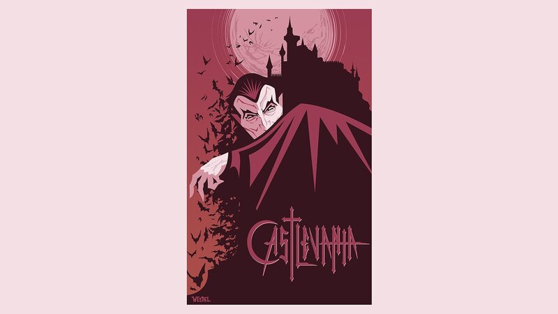 Vampire Character — Red, Dark, Dramatic