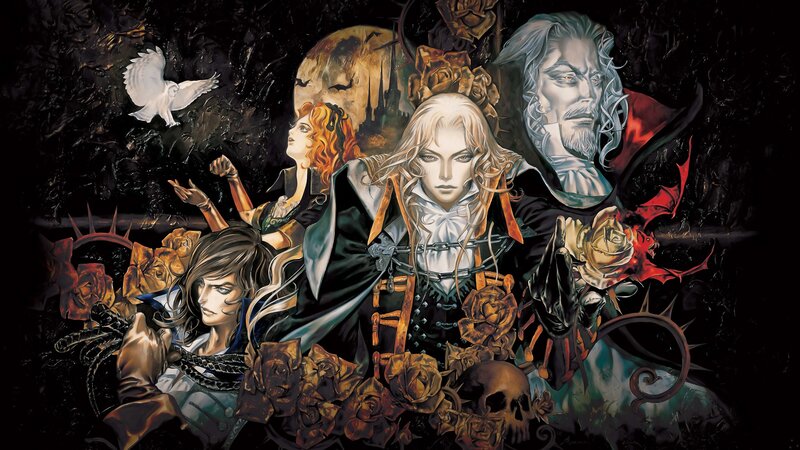 Vampire Characters in Dark Scene