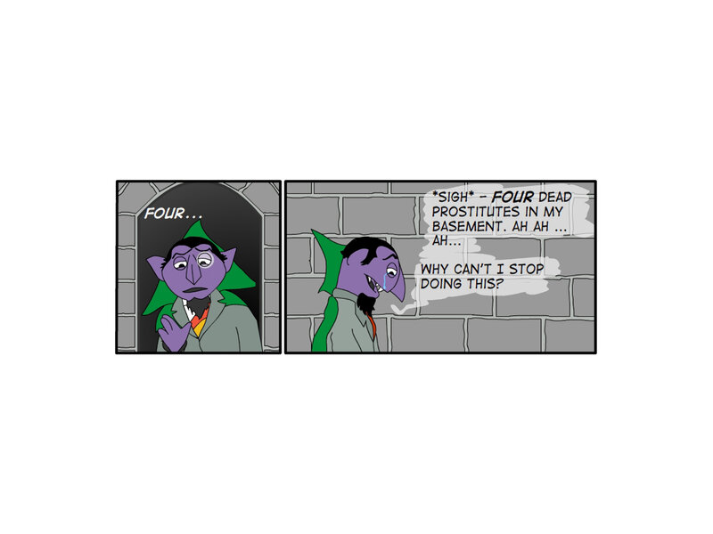 vampire comic strip