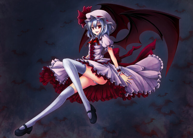 vampire girl in a dress
