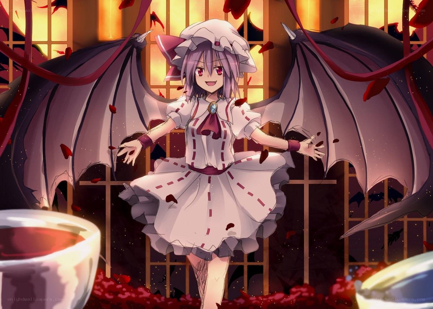 vampire girl in a room
