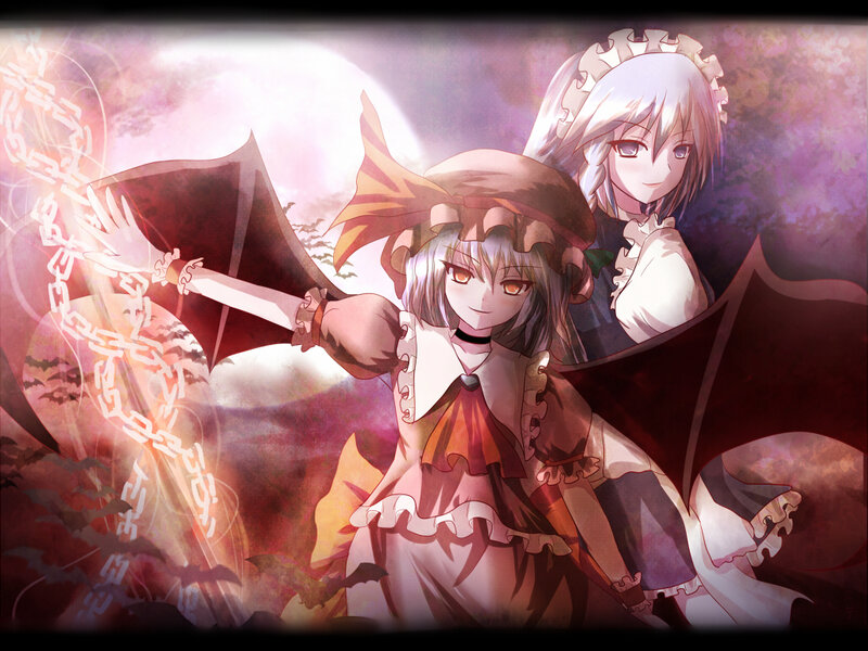Vampire girls with chains