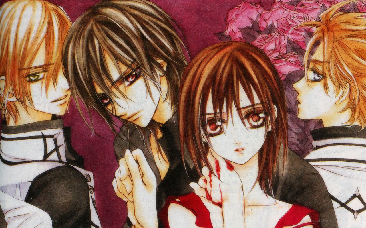 Vampire hunter anime scene
