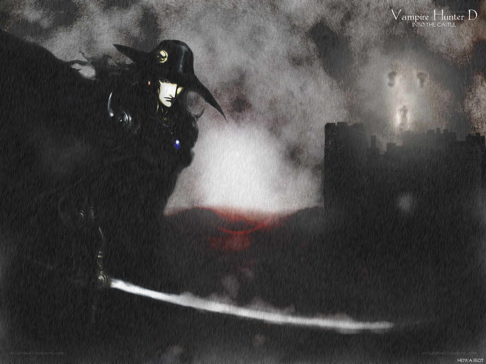 Vampire Hunter D in the rain