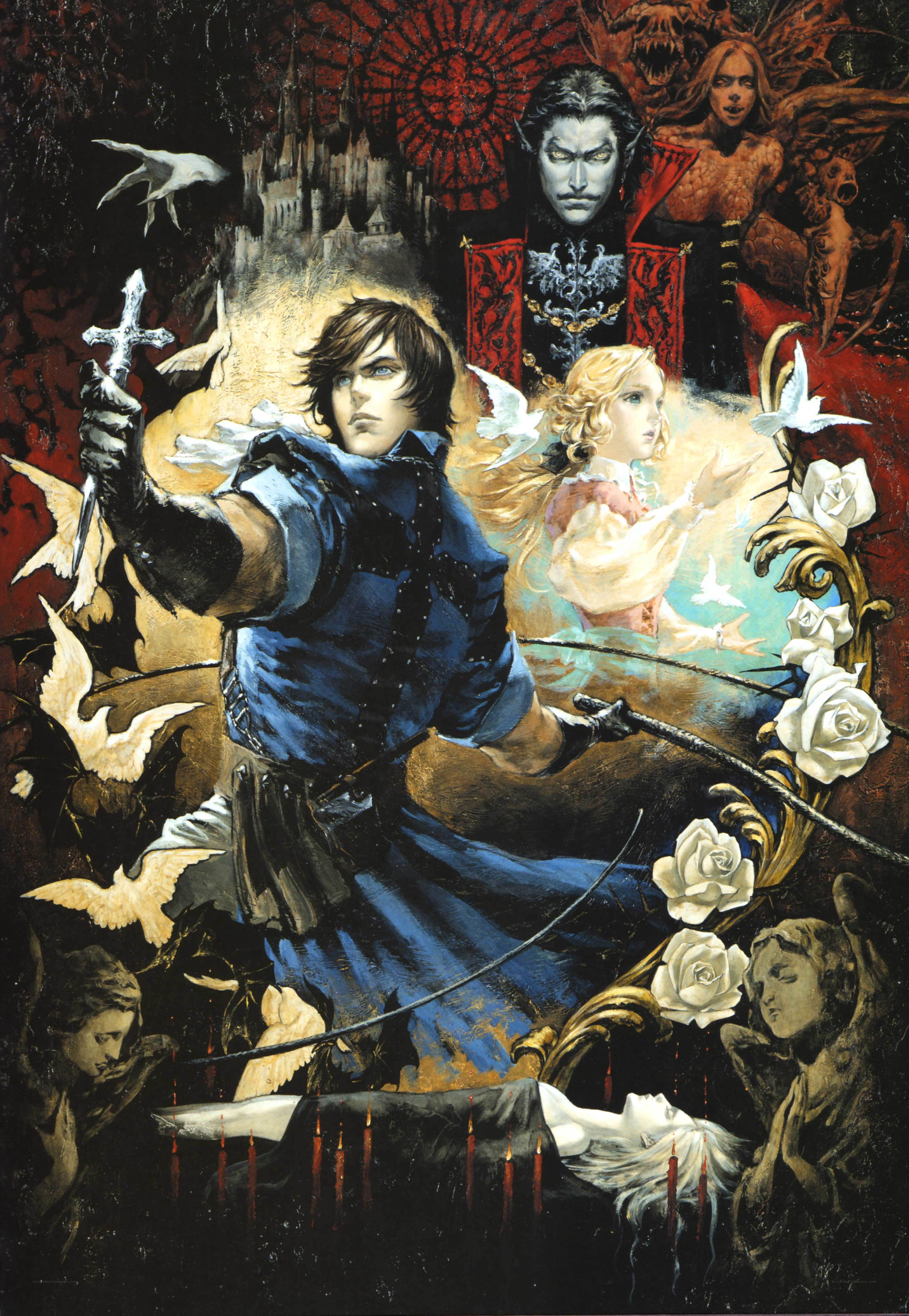 Vampire hunter with cross
