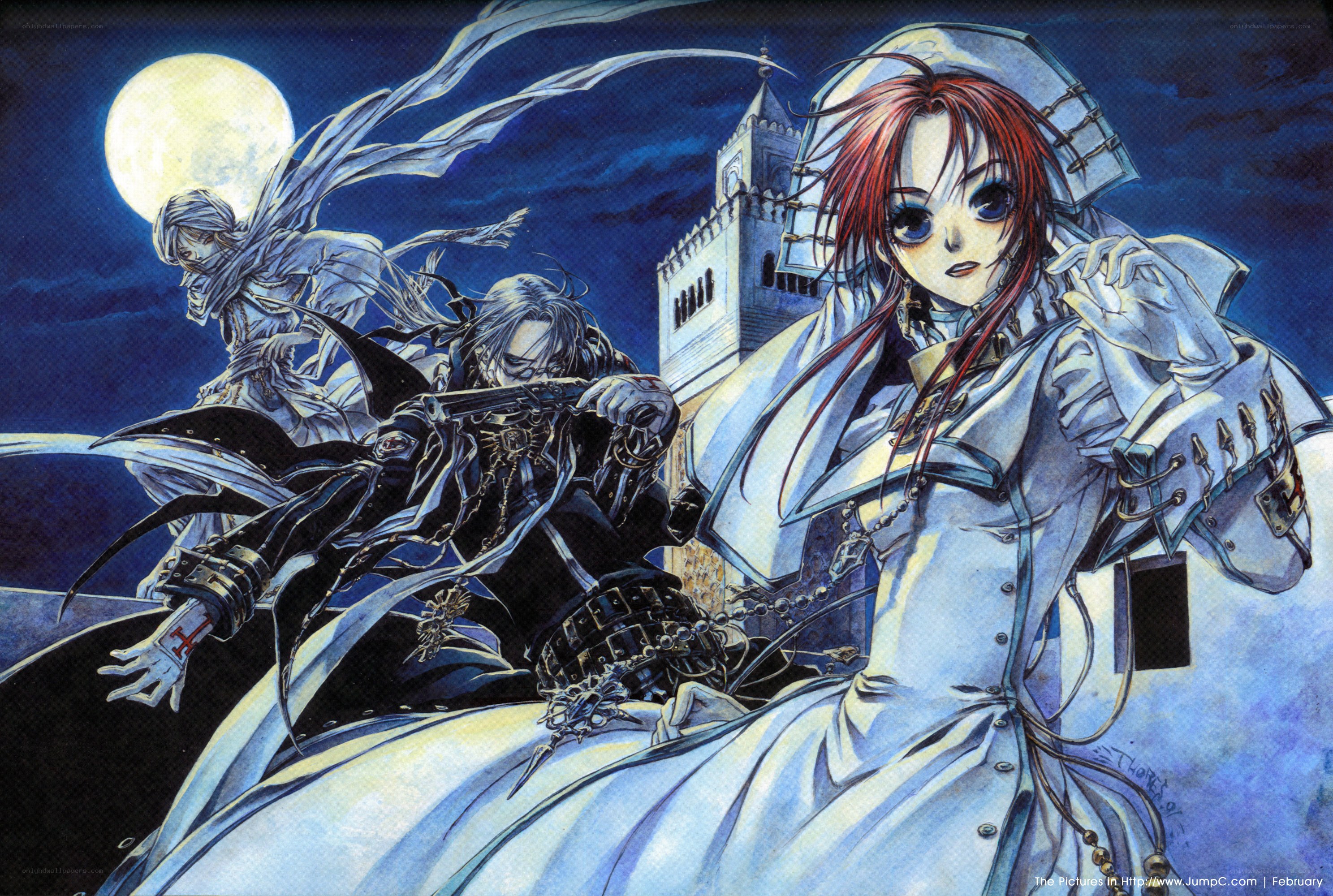 Vampire hunters under the moon