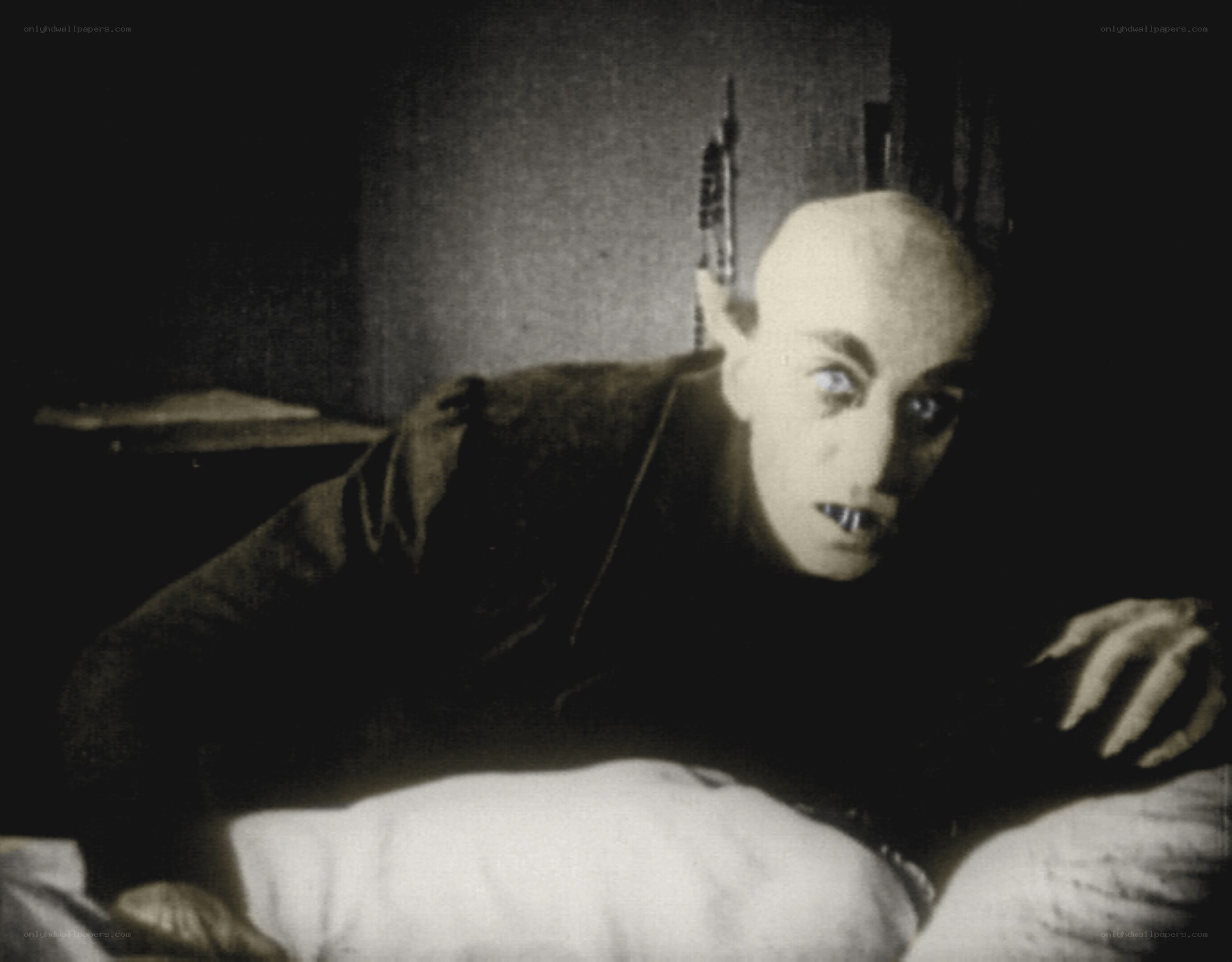 vampire in bed scene