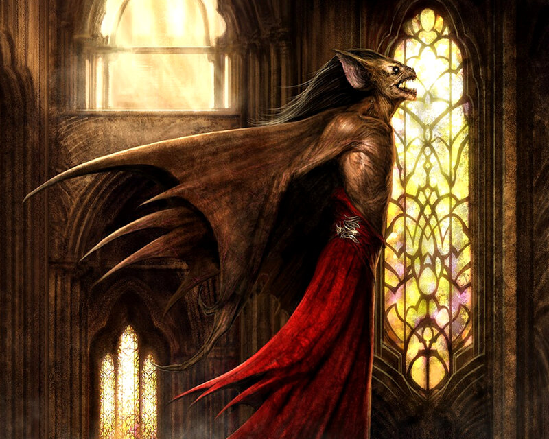 Vampire in Cathedral