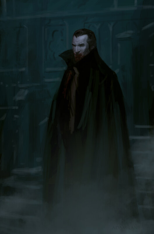 Vampire in Dark Cloak — Black