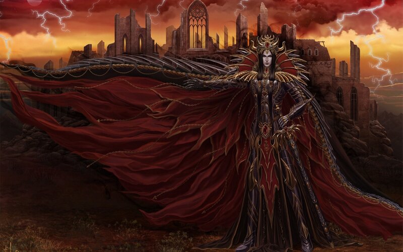 Vampire King in Red Cloak