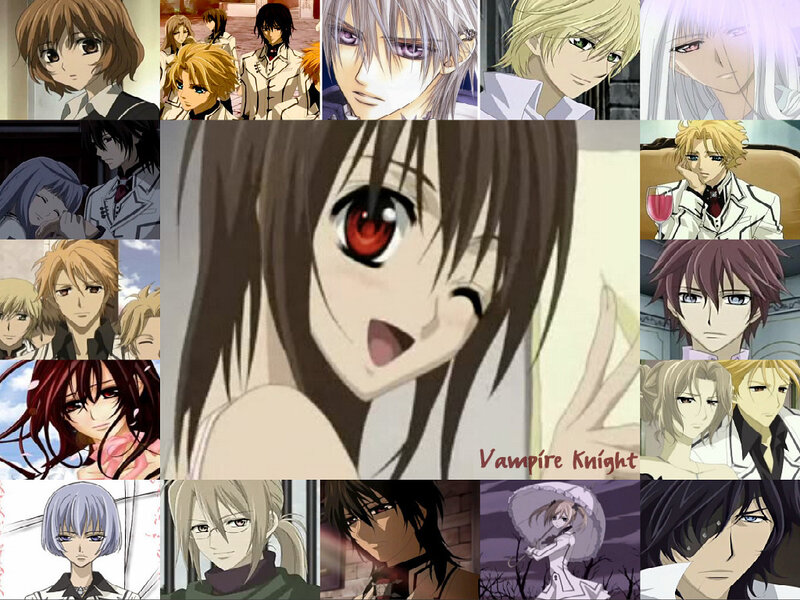 Vampire Knight character collage