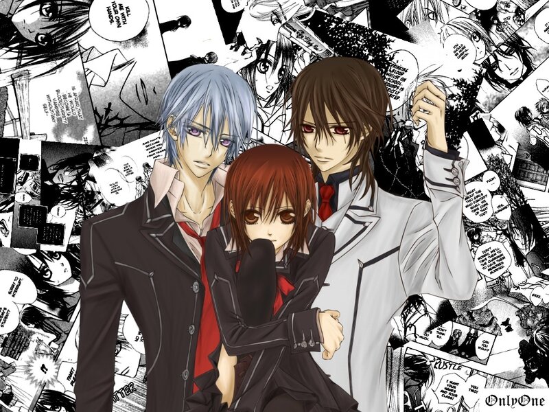 Vampire Knight manga collage