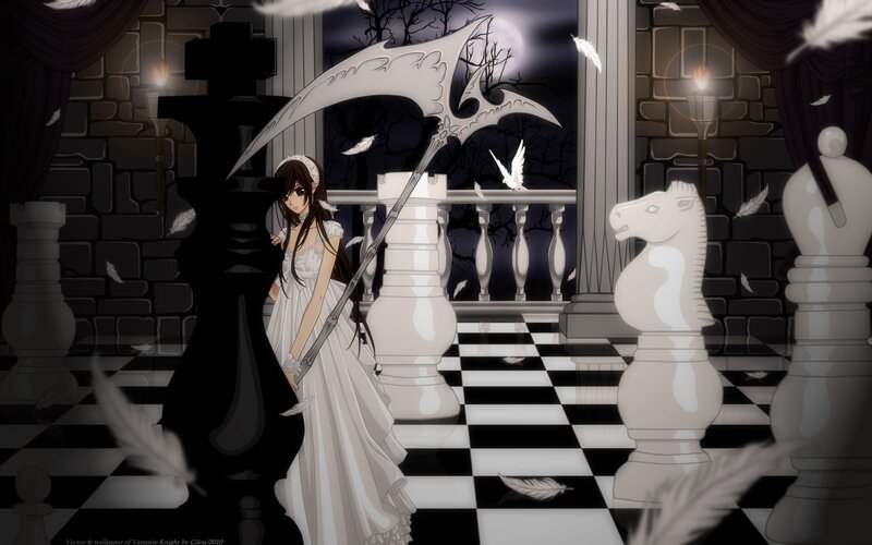 Vampire knight with scythe