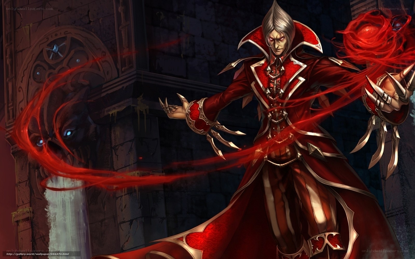Vampire Lord in a Dark Castle