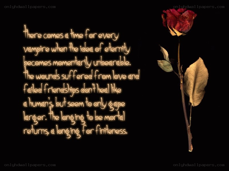 vampire's eternal sorrow