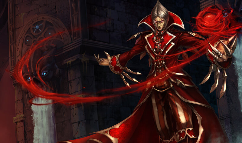 vampire sorcerer casting spell