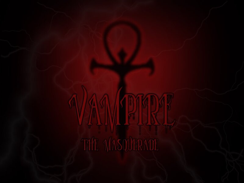 Vampire Symbol and Text