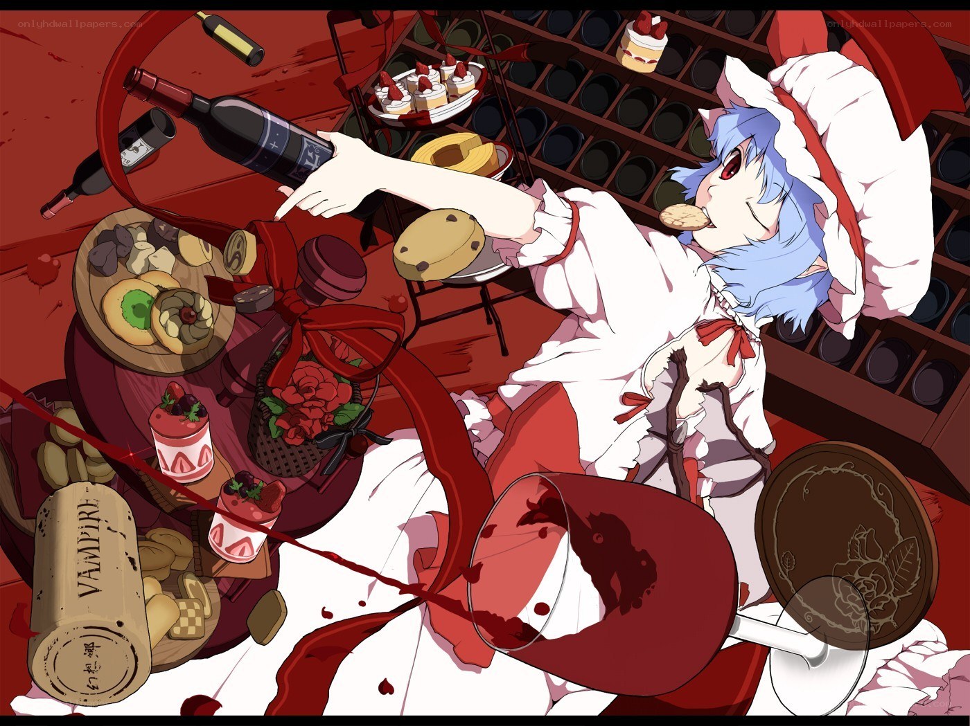 Vampire-themed feast chaos