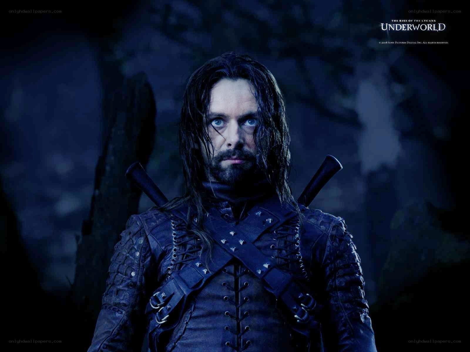 Vampire warrior in dark armor