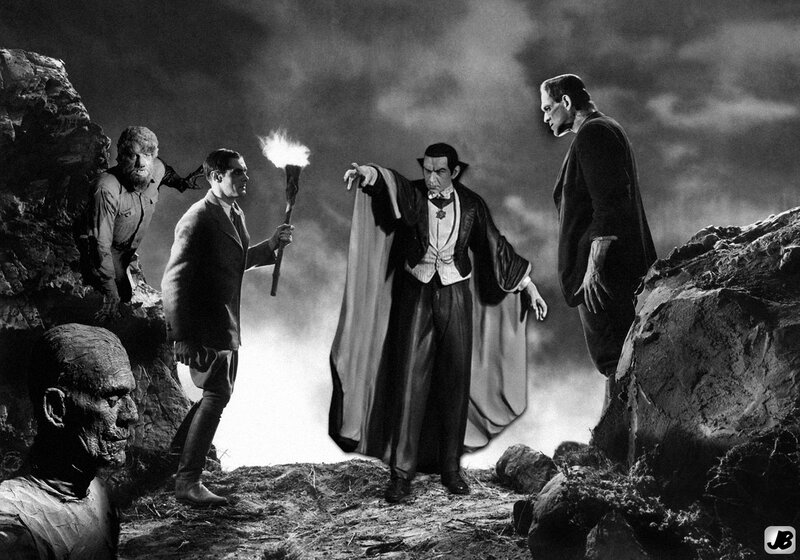 Vampire with Monsters