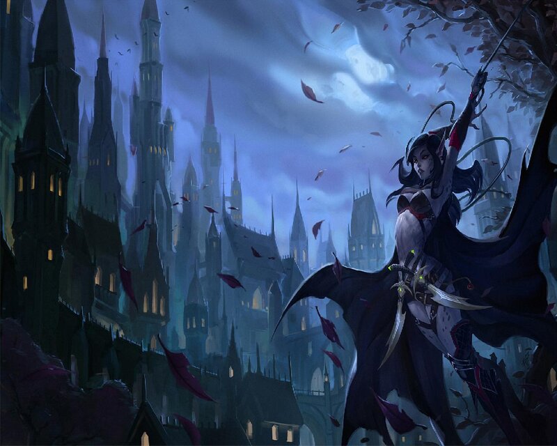 Vampire Woman with Blades