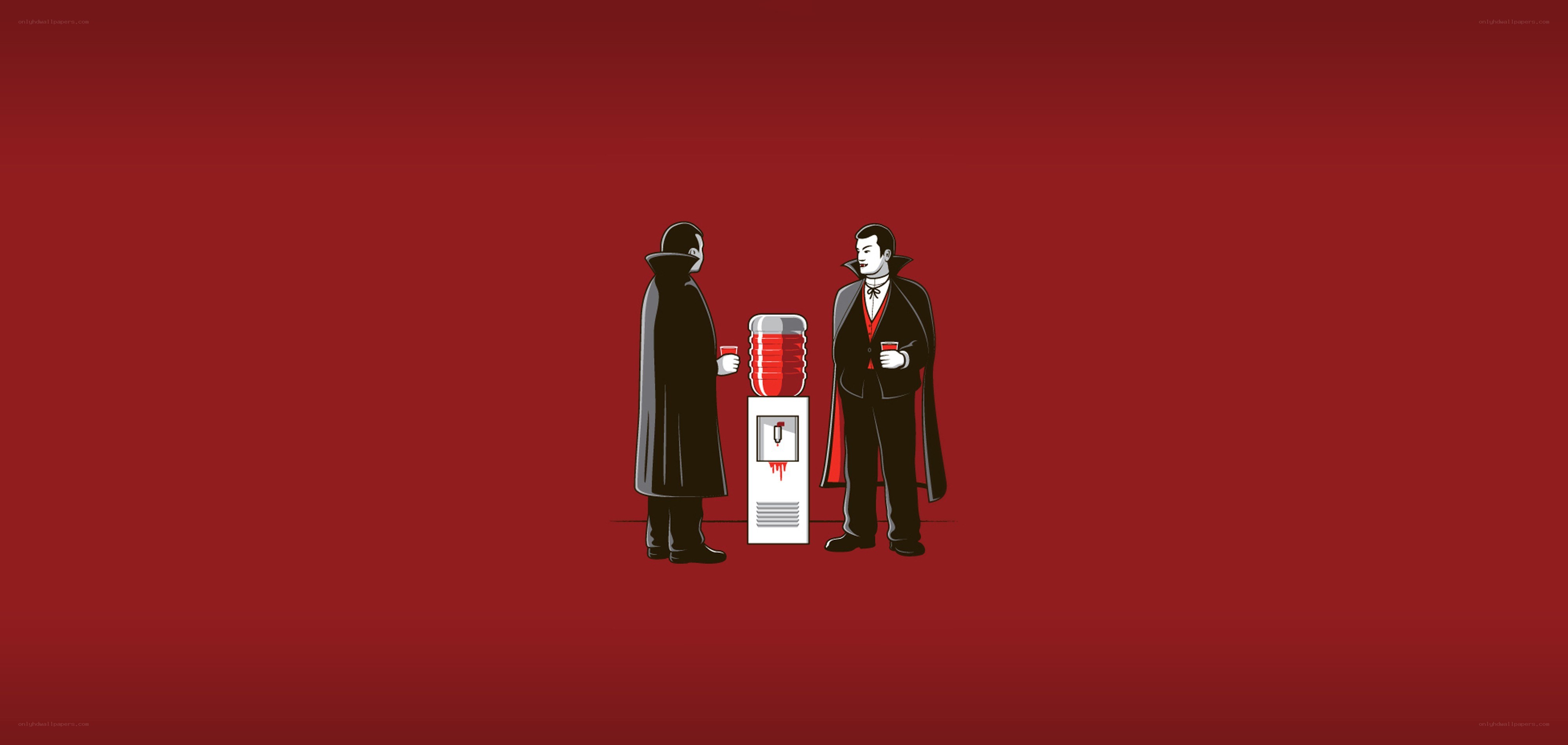 vampires at water cooler
