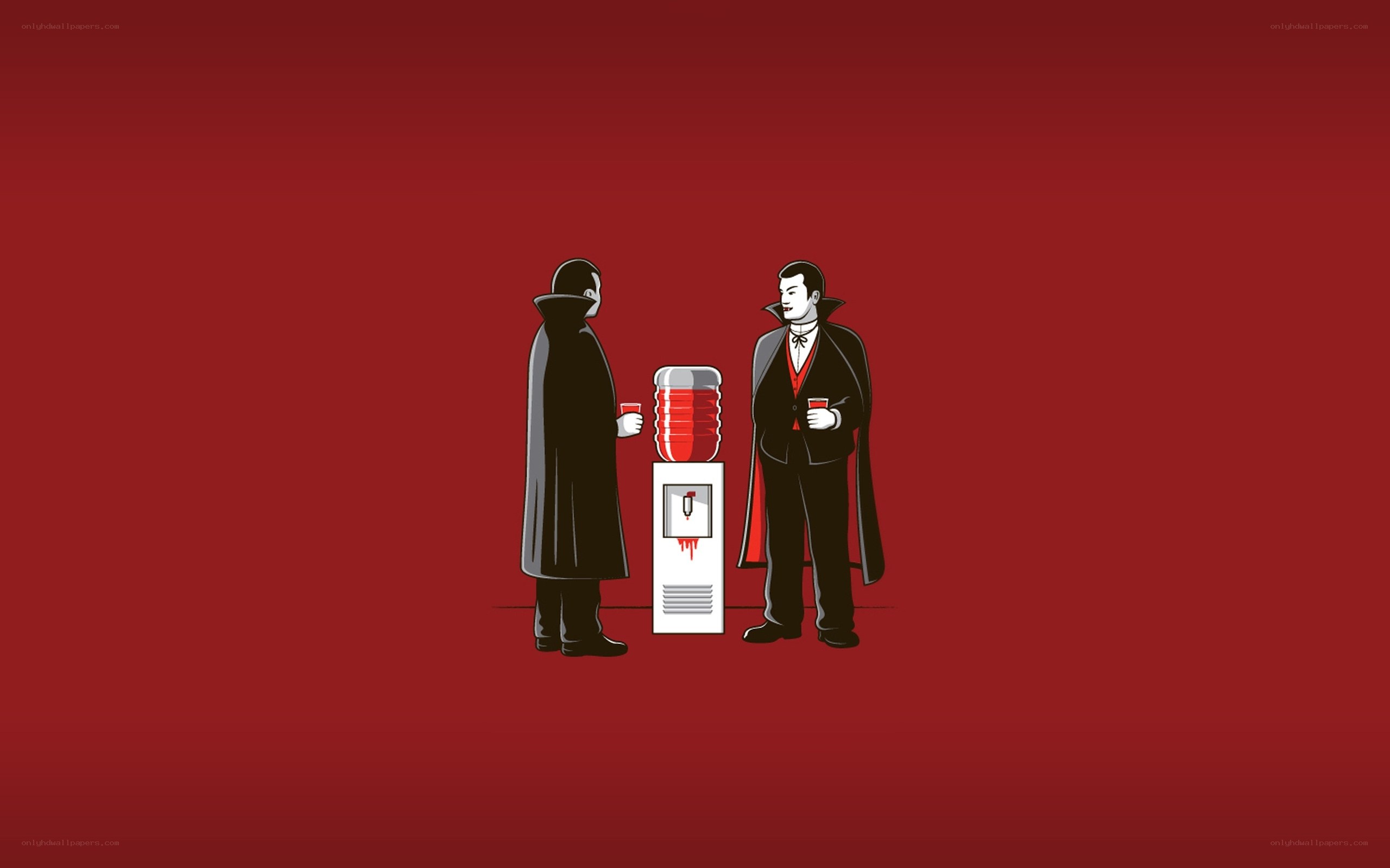 vampires at water cooler