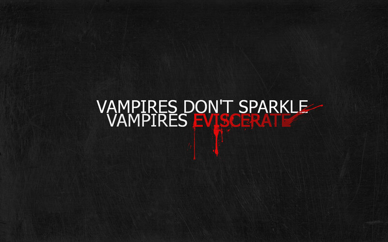 vampires don't sparkle