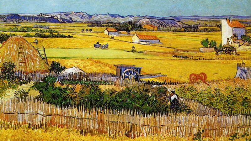 Van Gogh's wheat field