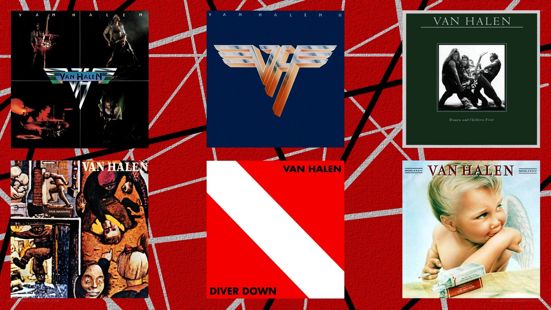 Van Halen album covers