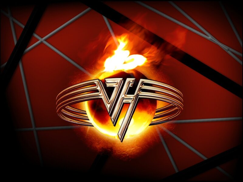 Van Halen Logo — Red, Dramatic