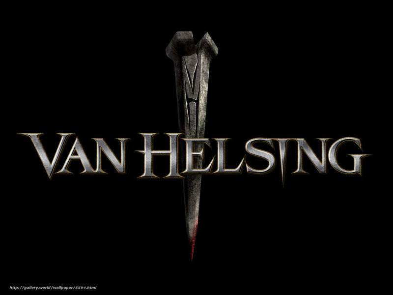 Van Helsing logo with stake