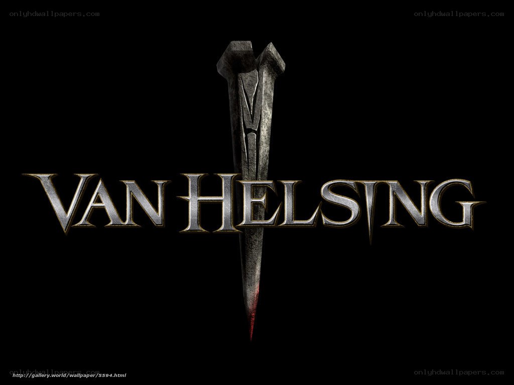 Van Helsing logo with stake