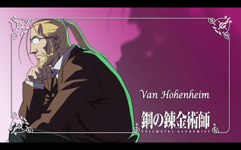 Van Hohenheim character art