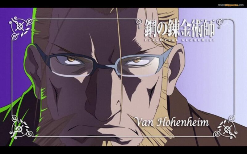 Van Hohenheim from Fullmetal Alchemist
