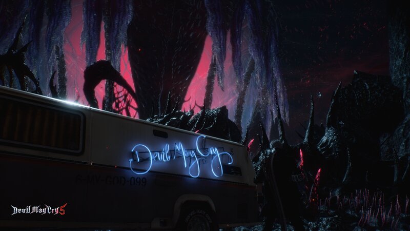 Van in Dark Cave