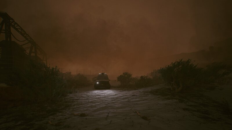 Van in Desert Storm