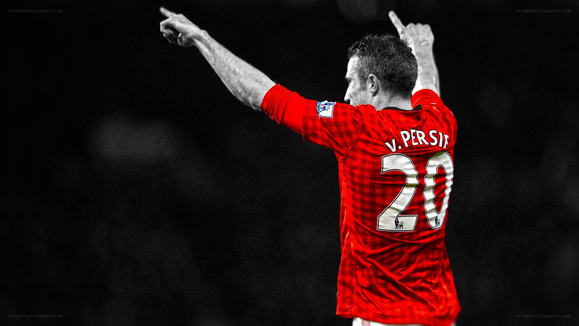 Van Persie celebrating goal