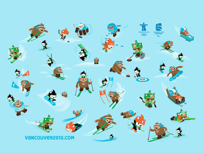 Vancouver 2010 mascot illustration