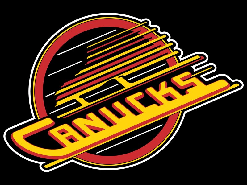 Vancouver Canucks Logo — Black