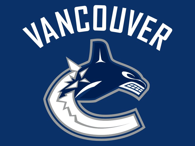 Vancouver Canucks Logo — Blue, Bold