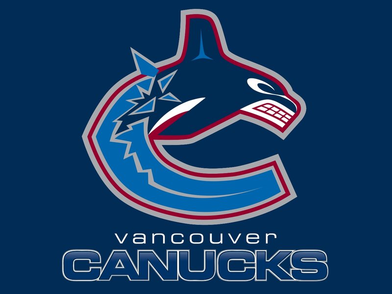 Vancouver Canucks Logo — Blue, Bold, Vector Art