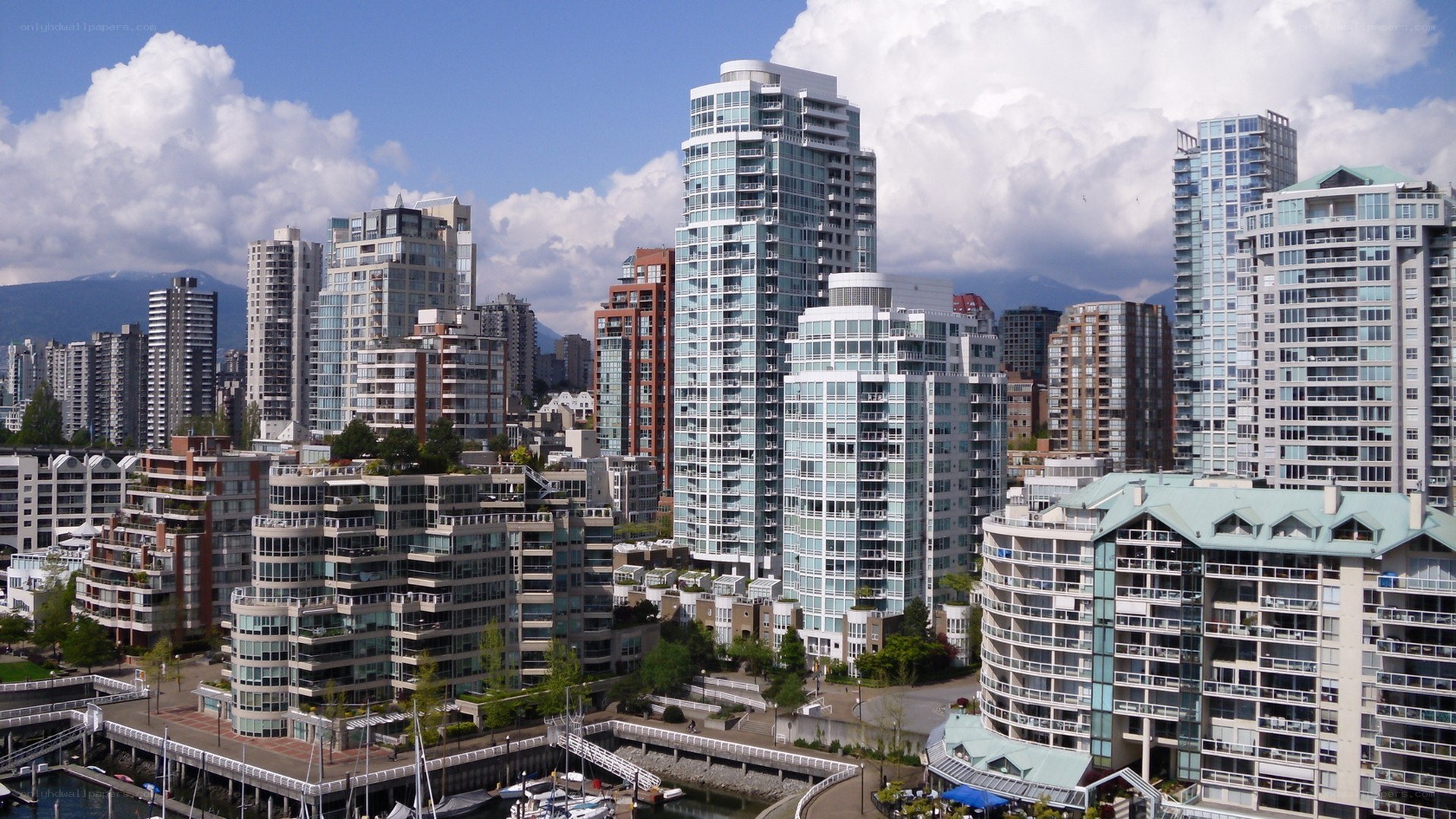Vancouver city skyline