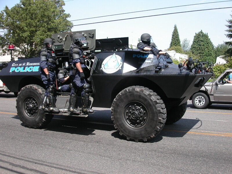 Vancouver police armored vehicle